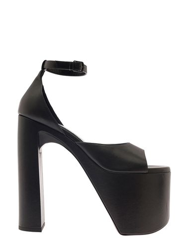 Camden Black Sandals With Oversized Platform In Smooth Leather Woman - Balenciaga - Modalova