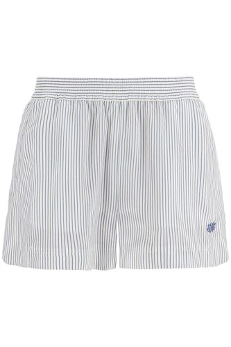 Striped Silk Shorts In A - Stella McCartney - Modalova