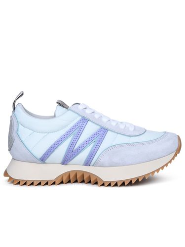 Pacey Sneakers In Light Blue Polyamide - Moncler - Modalova