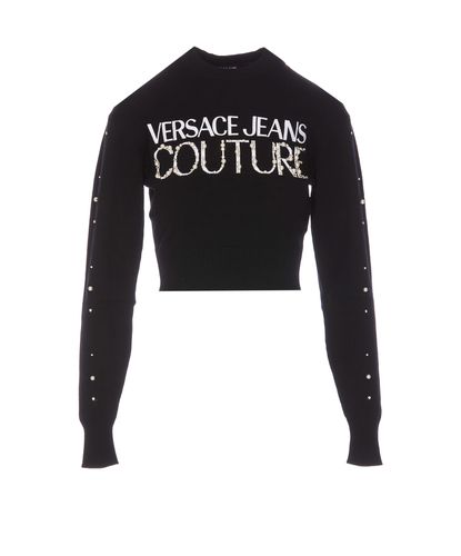 Versace Jeans Couture Logo Sweater - Versace Jeans Couture - Modalova