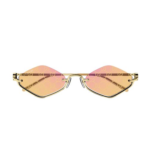 Gg1604s Linea Gg Logo 004 Gold Yellow Sunglasses - Gucci Eyewear - Modalova