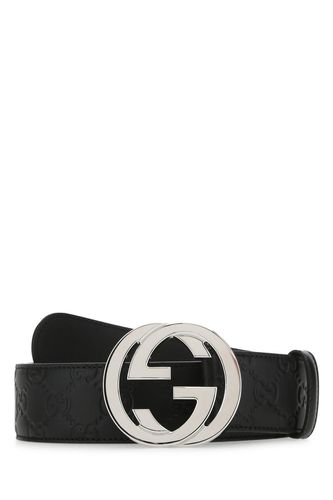 Gucci Black Leather Belt - Gucci - Modalova