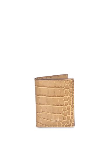 Tom Ford Croco Beige Card Holder - Tom Ford - Modalova