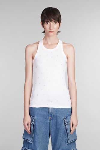 The Attico Tank Top In White Cotton - The Attico - Modalova