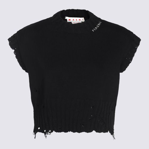 Marni Black Cotton Knitwear - Marni - Modalova