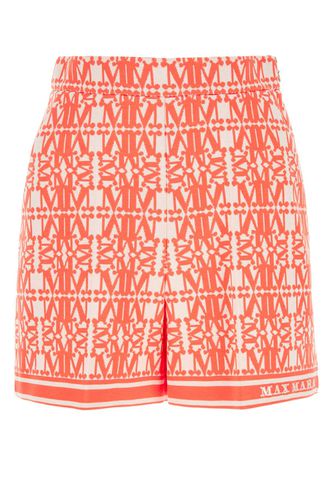 Embroidered Cotton Blend Anagni Shorts - Max Mara - Modalova