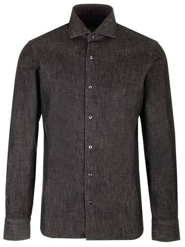 Barba Napoli dandy Life Denim Shirt - Barba Napoli - Modalova