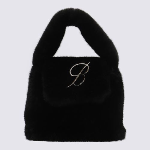 Faux Fur Monogram B Bag - Blumarine - Modalova