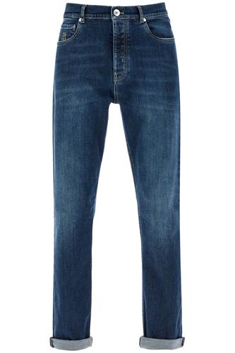 Stretch Denim Iconic Fit Jeans For A - Brunello Cucinelli - Modalova