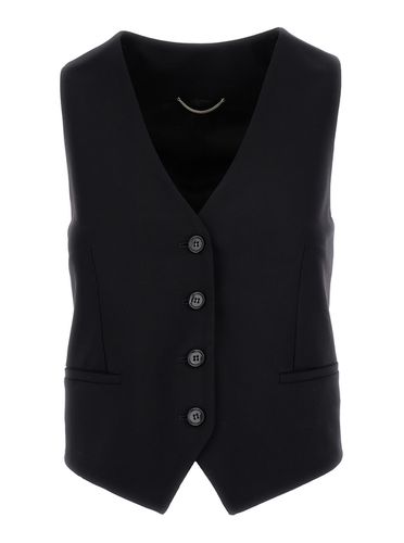 Single-breasted Vest In Wool Man - PT Torino - Modalova