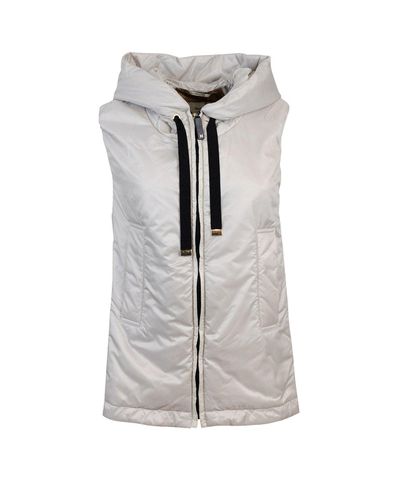 Zip-up Drawstring Gilet - Max Mara The Cube - Modalova