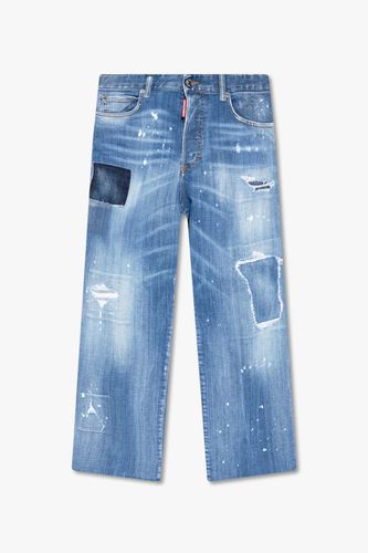 Dsquared2 Wide-leg Distressed Jeans - Dsquared2 - Modalova