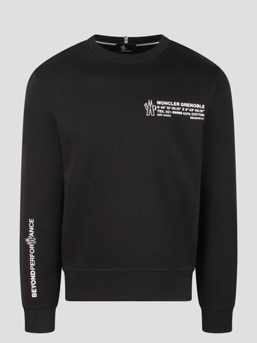 Lettering Sweatshirt - Moncler Grenoble - Modalova