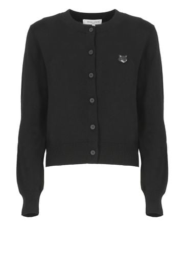 Maison Kitsuné Cardigan With Logo - Maison Kitsuné - Modalova