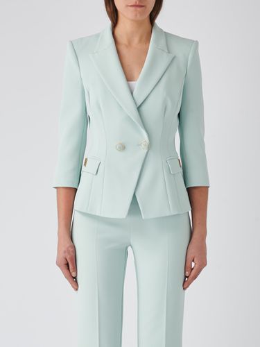 Light Blue Blazer - Elisabetta Franchi - Modalova