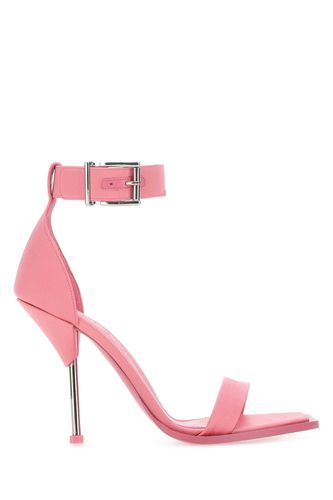 Pink Satin Sandals - Alexander McQueen - Modalova