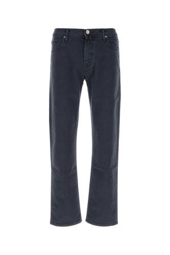 Navy Blue Stretch Denim Jeans - Incotex - Modalova