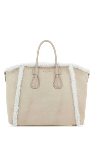 Sand Suede Small Antigona Sport Handbag - Givenchy - Modalova