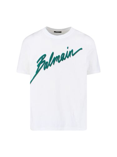 Balmain Logo T-shirt - Balmain - Modalova
