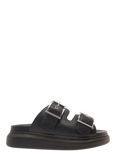 Sandals With Double-straps In Leather Woman - Alexander McQueen - Modalova