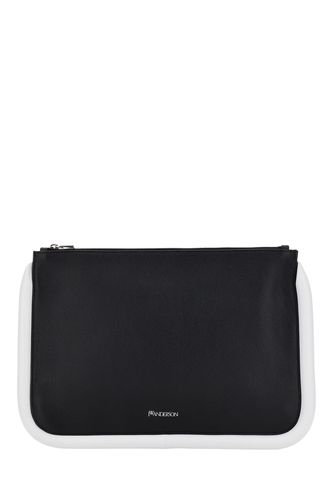 J. W. Anderson Black Leather Large Bumper-tube Clutch - J.W. Anderson - Modalova