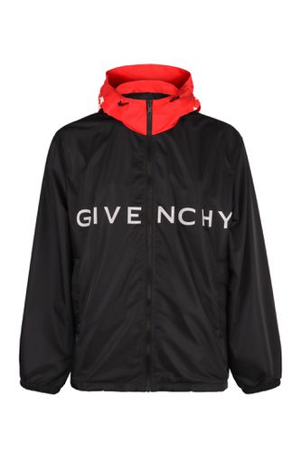 Technical Fabric Hooded Jacket - Givenchy - Modalova