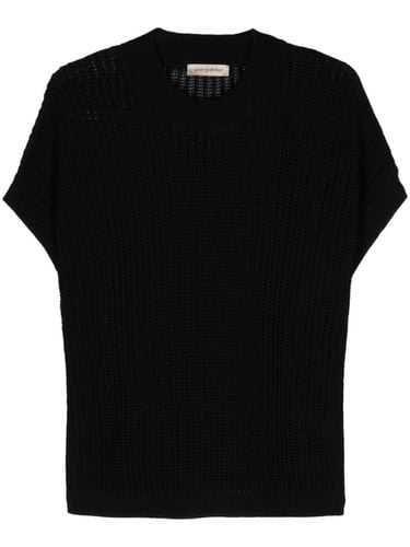 Short Sleeves Crew Neck Sweater - Gentry Portofino - Modalova