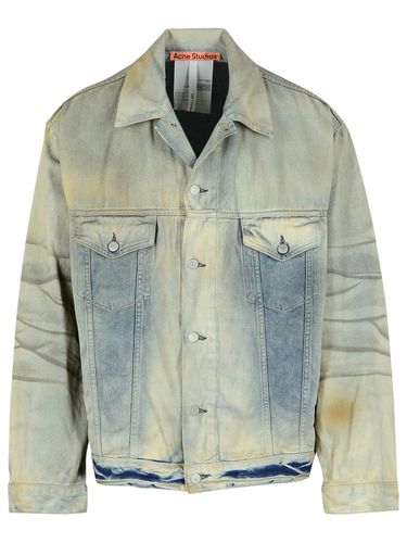 Light Blue Cotton Jacket - Acne Studios - Modalova