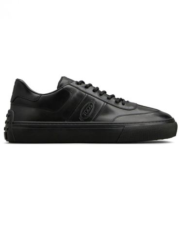 Tod's Black Calf Leather Sneakers - Tod's - Modalova