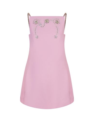 Paco Rabanne Pink Floral Mini Dress - Paco Rabanne - Modalova