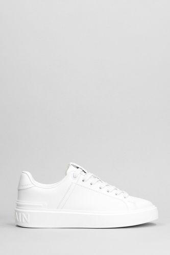 B Court Sneakers In Leather - Balmain - Modalova