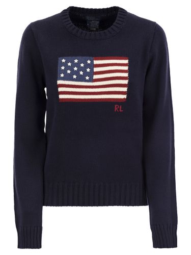 Graphic Printed Crewneck Jumper - Polo Ralph Lauren - Modalova