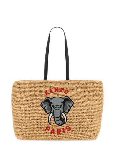 Kenzo Raffia Tote Bag - Kenzo - Modalova