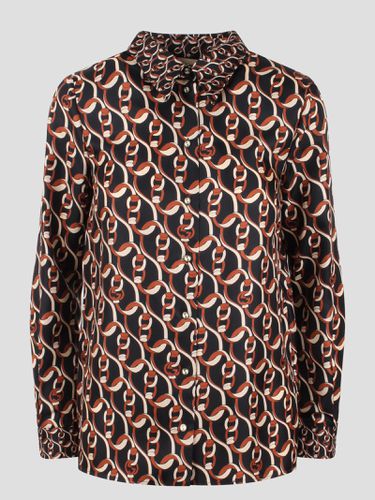 Interlocking G Chain Printed Shirt - Gucci - Modalova