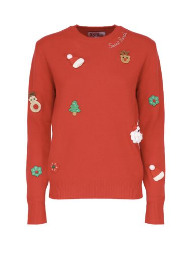 Wool Blend Christmas Sweater - MC2 Saint Barth - Modalova