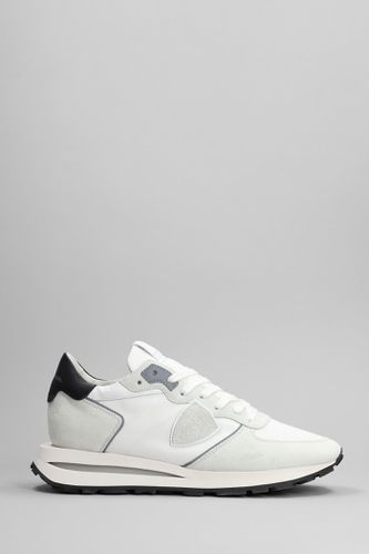 Tropez Haute Low Sneakers In Suede And Fabric - Philippe Model - Modalova