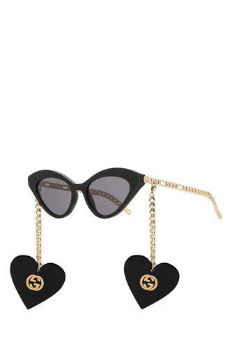 Two-tone Acetate And Metal Sunglasses - Gucci - Modalova