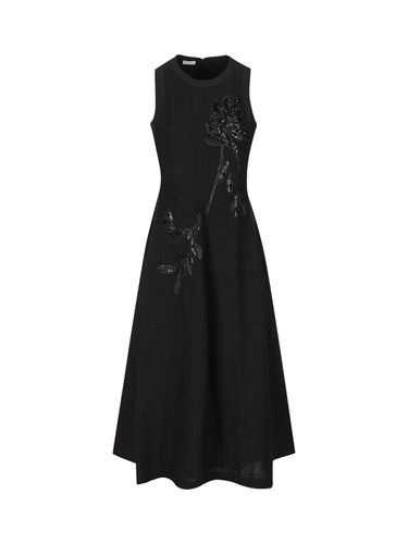 Floral-embellished Sleeveless Midi Dress - Brunello Cucinelli - Modalova