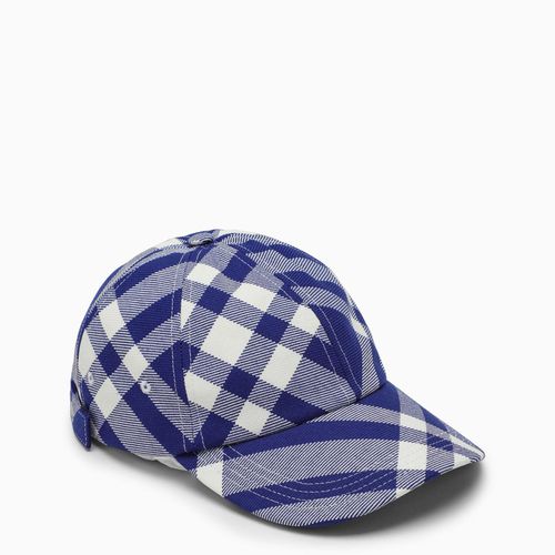 Wool-blend Tartan Baseball Cap - Burberry - Modalova