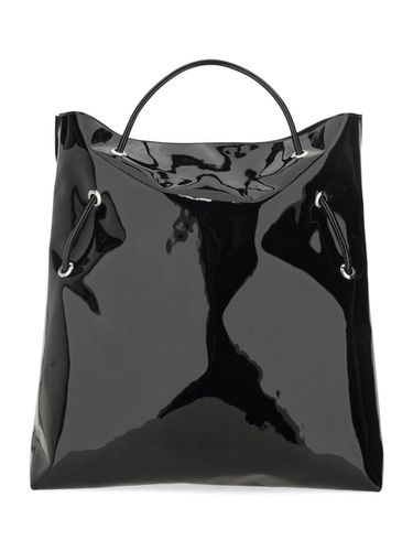 MSGM Leather Tote Bag - MSGM - Modalova