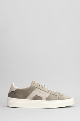 Santoni Dbs1 Sneakers In Grey Suede - Santoni - Modalova