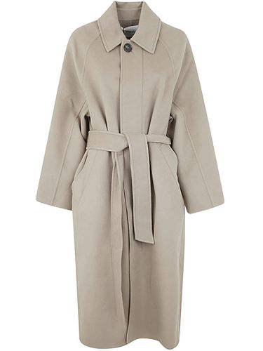 Long Belted Coat - Ami Alexandre Mattiussi - Modalova