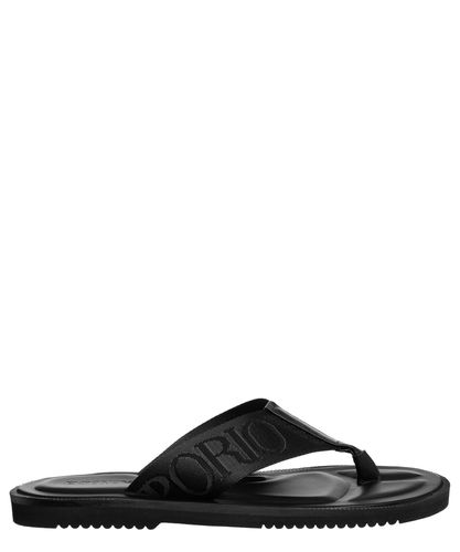 Emporio Armani Leather Sandals - Emporio Armani - Modalova