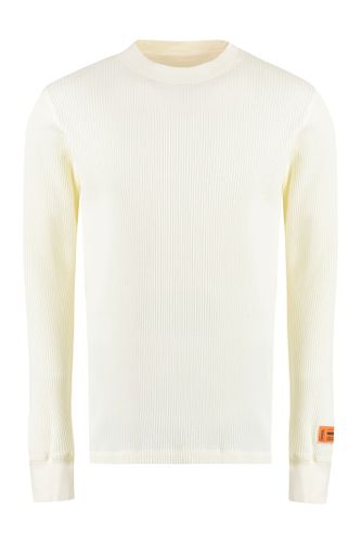 Cotton Crew-neck Sweater - HERON PRESTON - Modalova