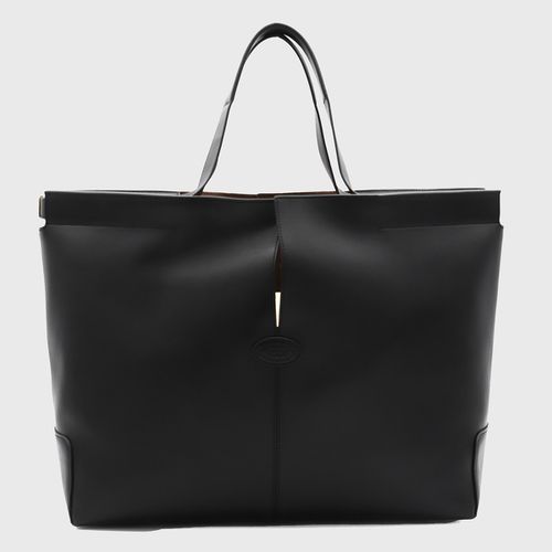 Tod's Black Leathe Di Bag Tote - Tod's - Modalova