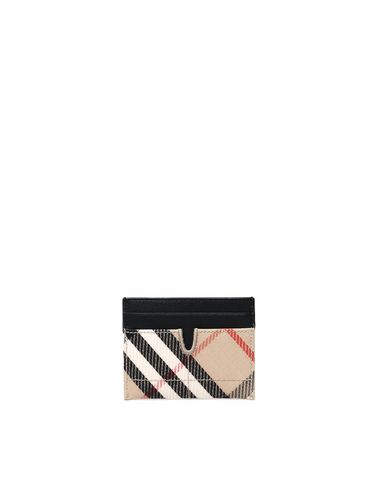 Printed E-canvas Card Holder - Burberry - Modalova