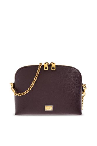 Leather Shoulder Bag - Dolce & Gabbana - Modalova