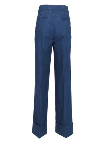 Valentino Medium Blue Denim Jeans - Valentino - Modalova