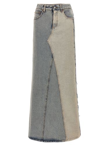 Denim Long Skirt - MM6 Maison Margiela - Modalova