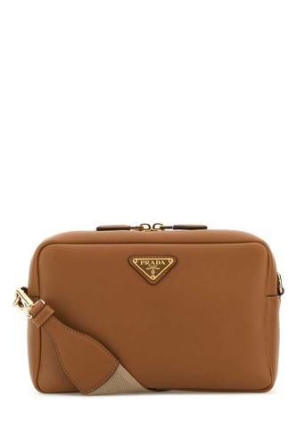 Prada Caramel Leather Crossbody Bag - Prada - Modalova